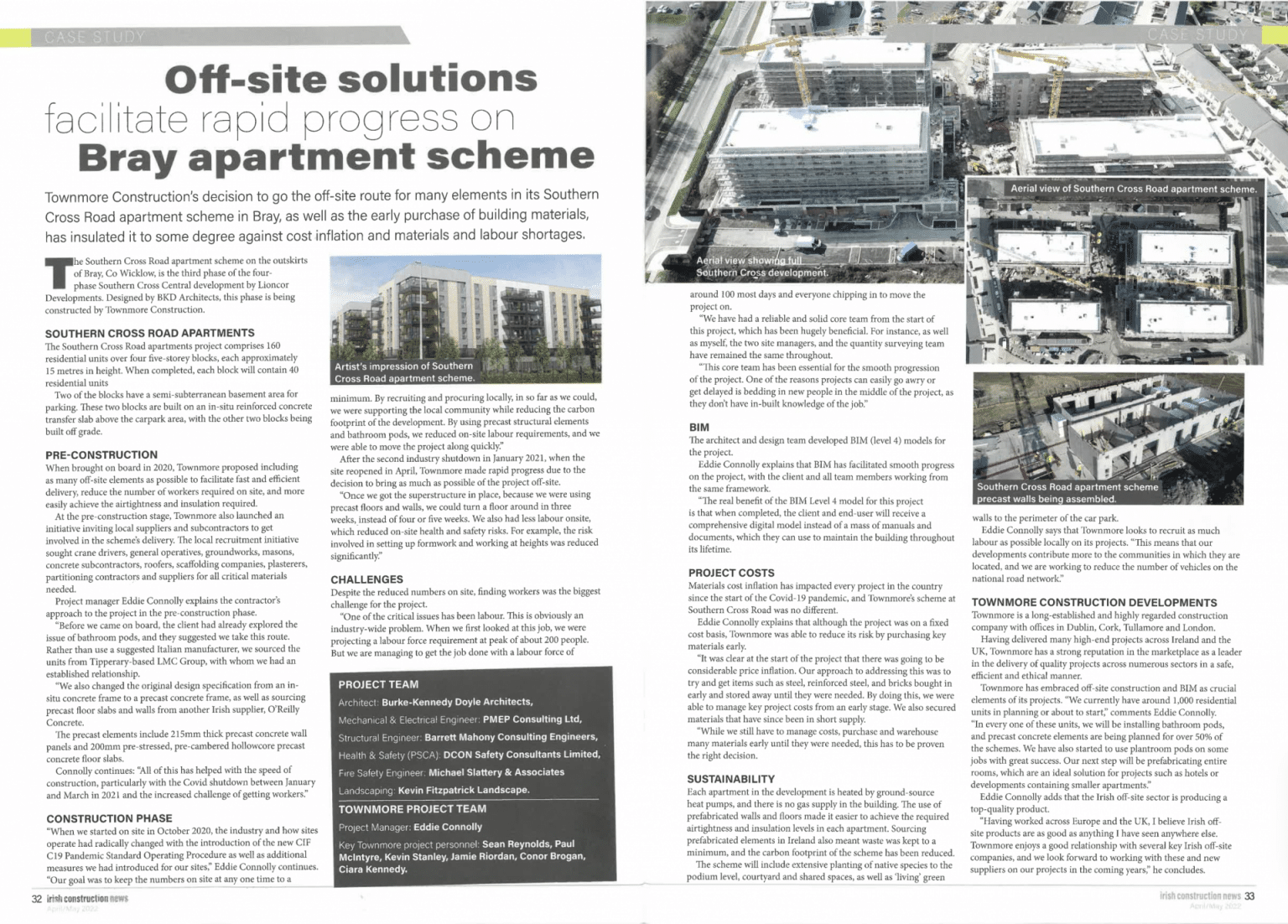 Irish Construction News Offsite solutions facilitate rapid progress